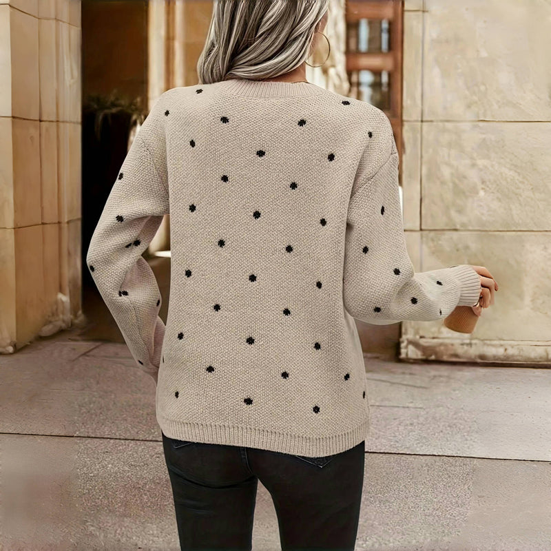 Lunette | Polka Knit Sweater