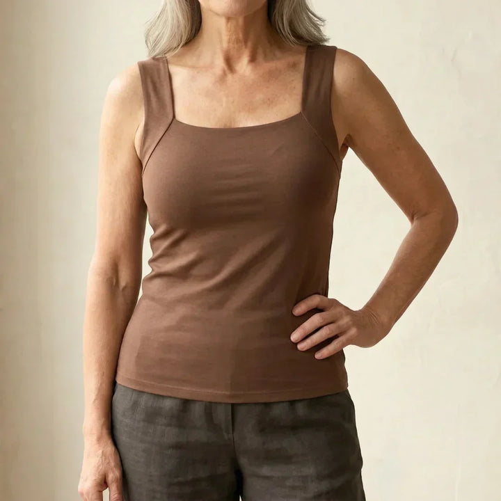 Roxanne | Built-In Comfort Bra Tank Top