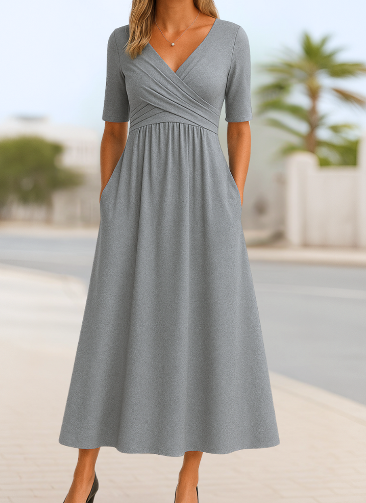 Elira | Crossover Elegance Dress