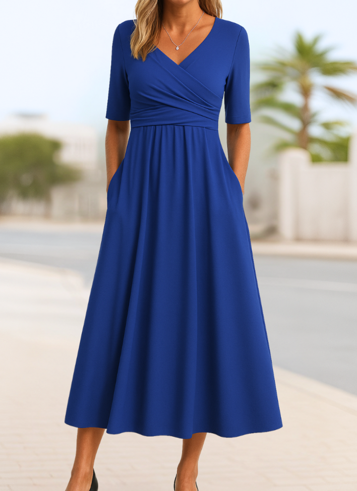 Elira | Crossover Elegance Dress