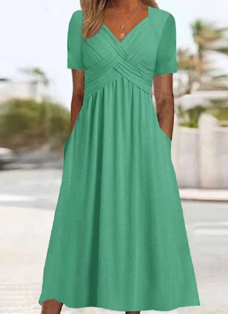 Elira | Crossover Elegance Dress