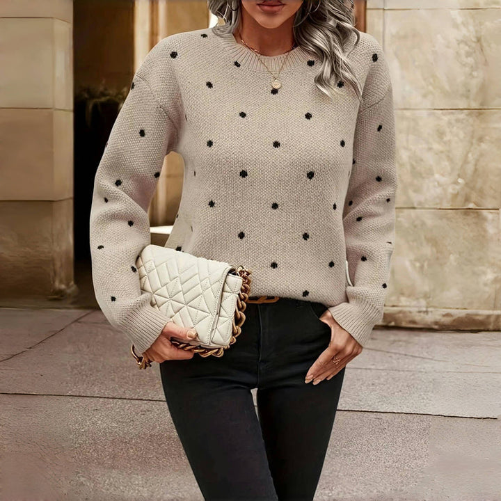 Lunette | Polka Knit Sweater
