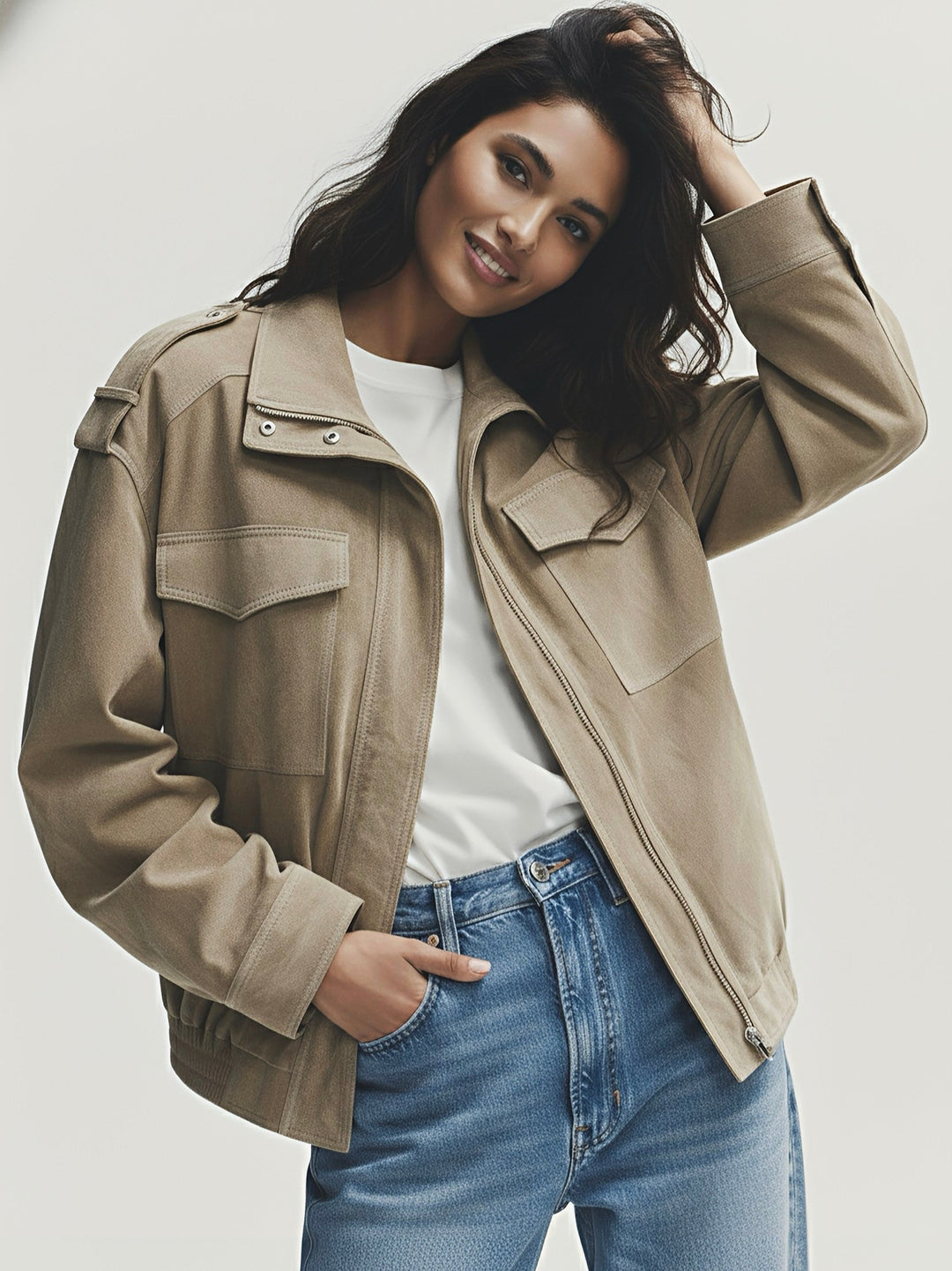 Blend Casual Zip-Up Jacket