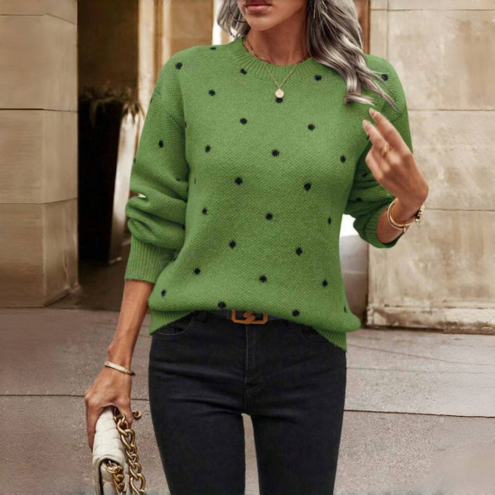 Lunette | Polka Knit Sweater