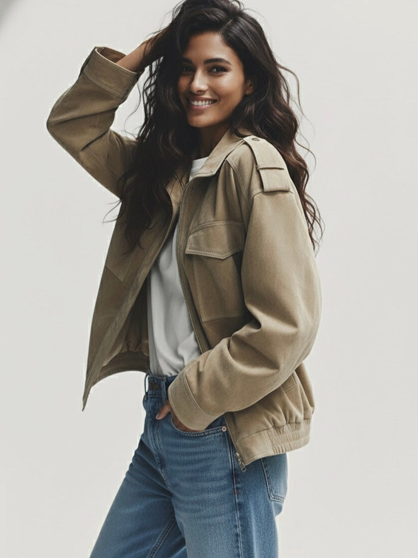 Blend Casual Zip-Up Jacket