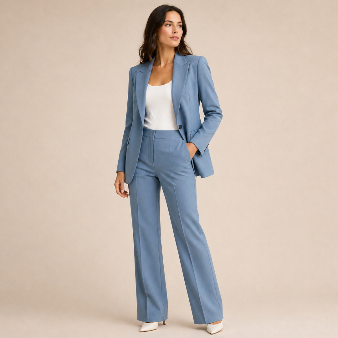 Vanessa™ | Elegant Suit Set with Flared Pants