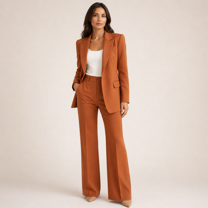 Vanessa™ | Elegant Suit Set with Flared Pants