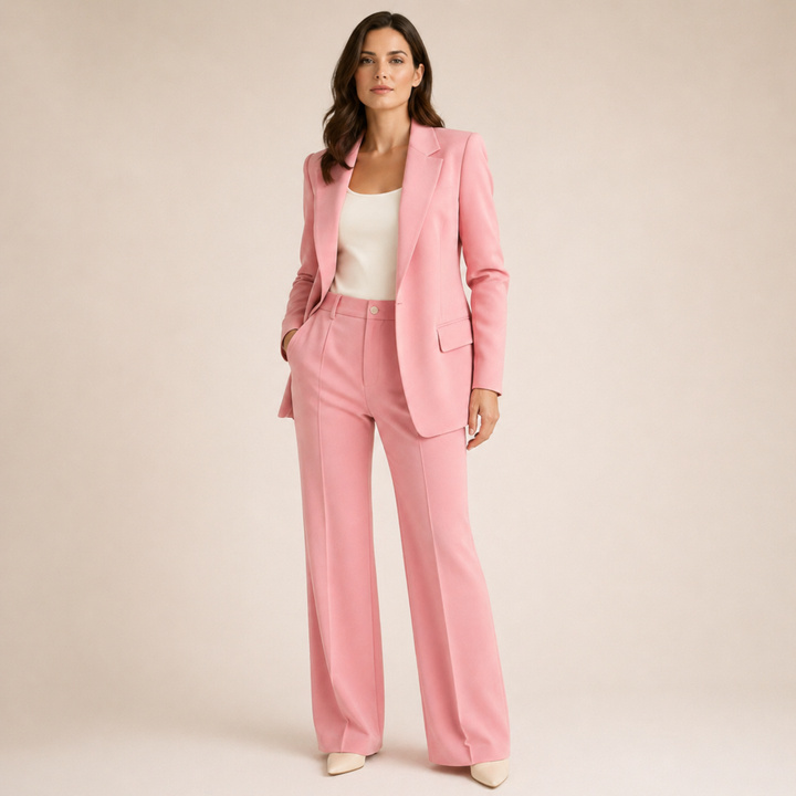 Vanessa™ | Elegant Suit Set with Flared Pants