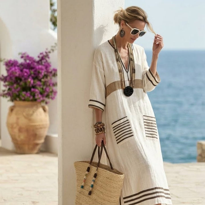 Dalia™ | Flowing Mediterranean Dress