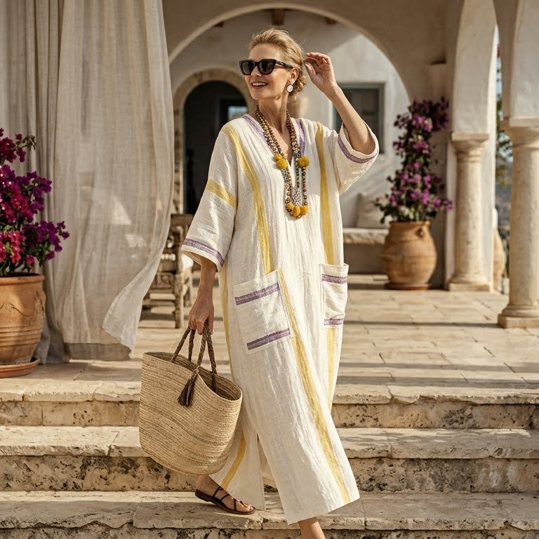 Dalia™ | Flowing Mediterranean Dress
