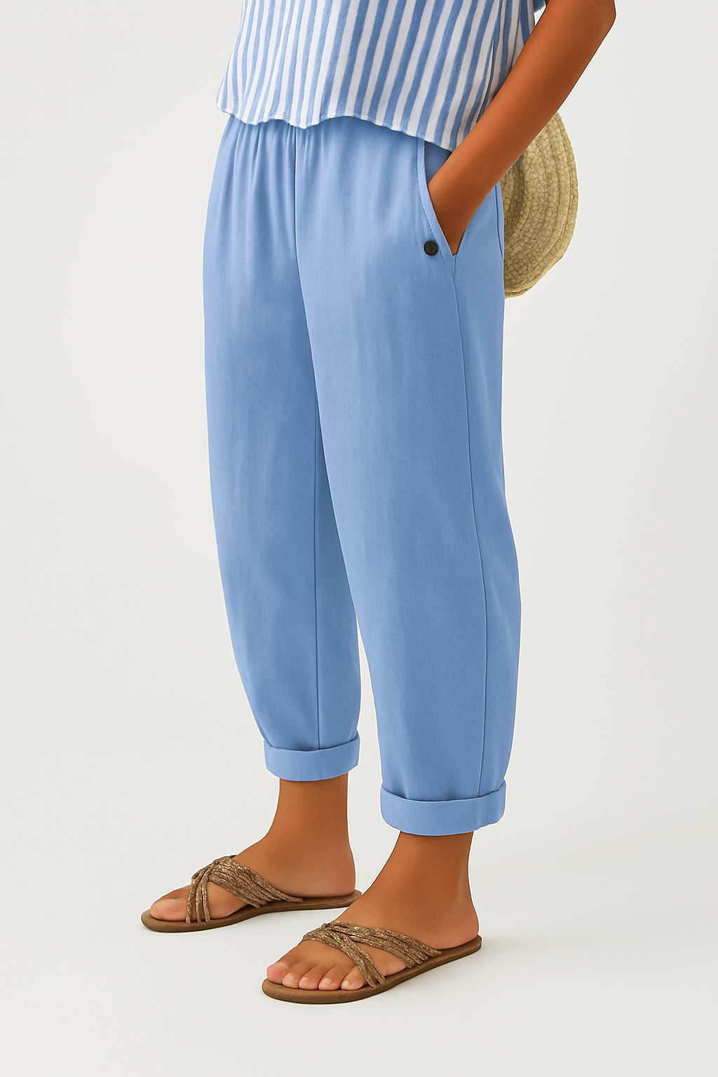 Laura | Timeless Linen-Cotton Trousers