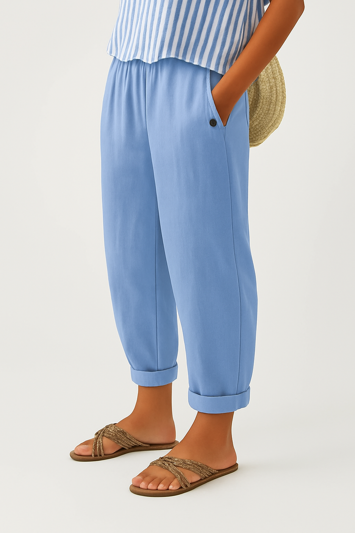 Laura | Timeless Linen-Cotton Trousers