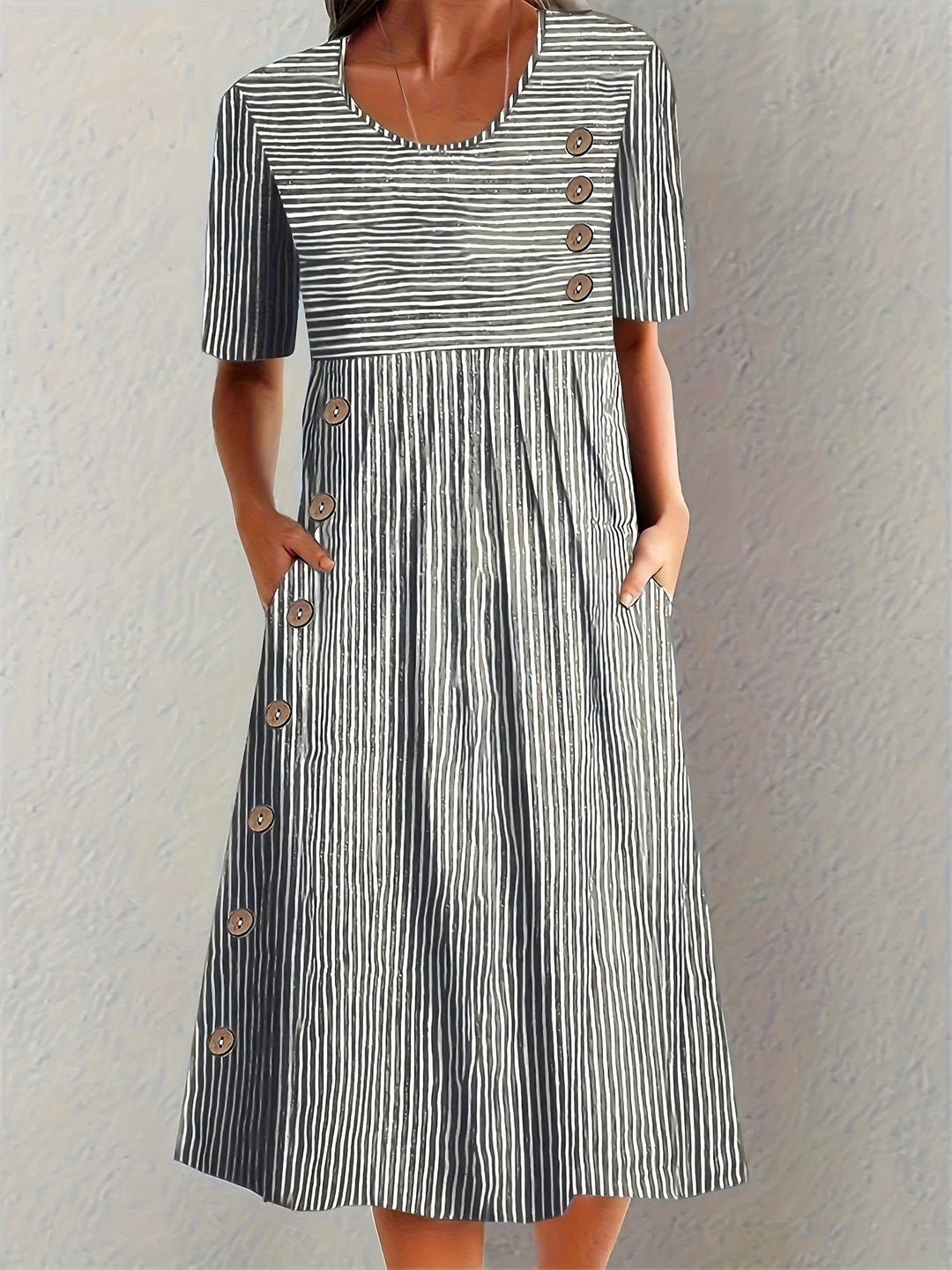 Noelle™ | Striped Summer Dress
