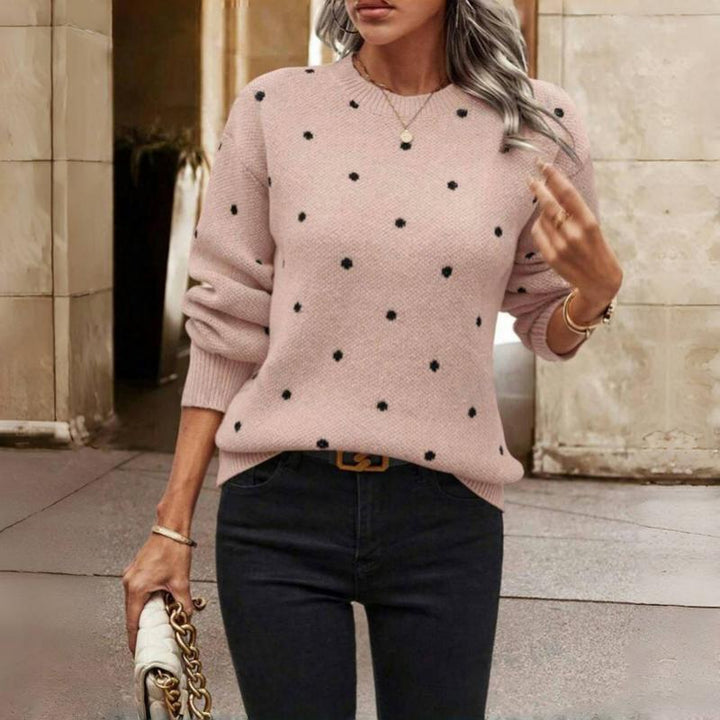 Lunette | Polka Knit Sweater