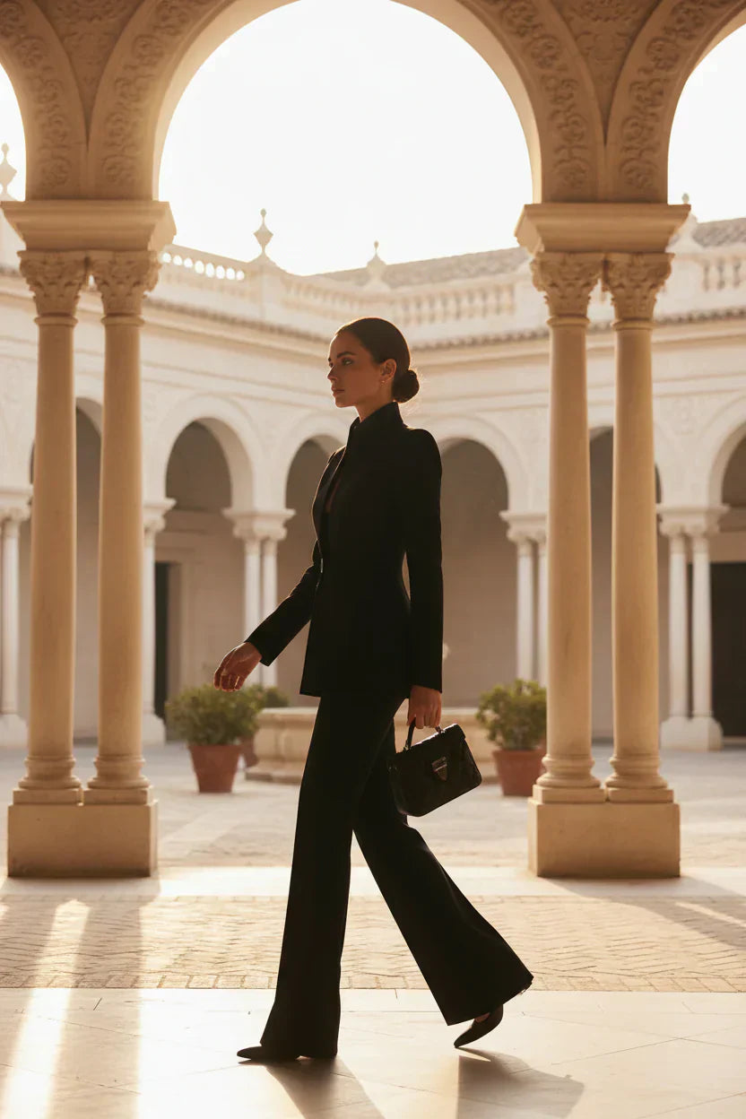 Georgina | Blazer & Palazzo Pants Set