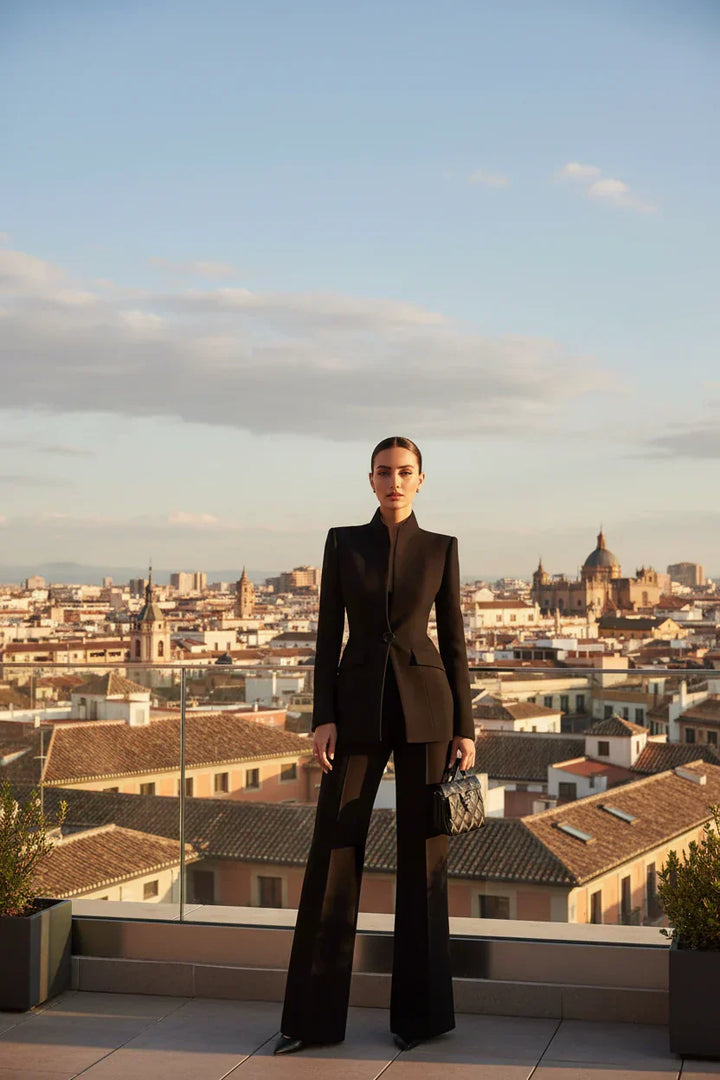 Georgina | Blazer & Palazzo Pants Set